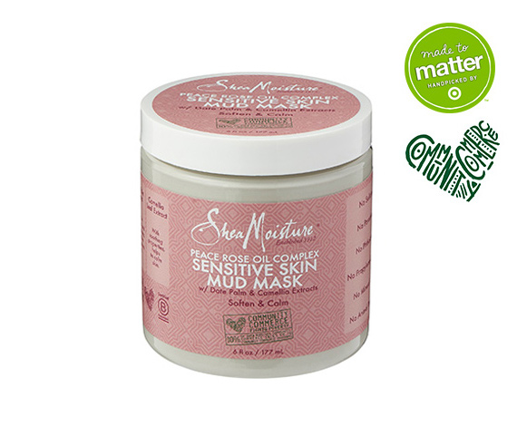 FREE SAMPLE SheaMoisture Peace Rose Oil Complex Sensitive Skin Mud Mask 