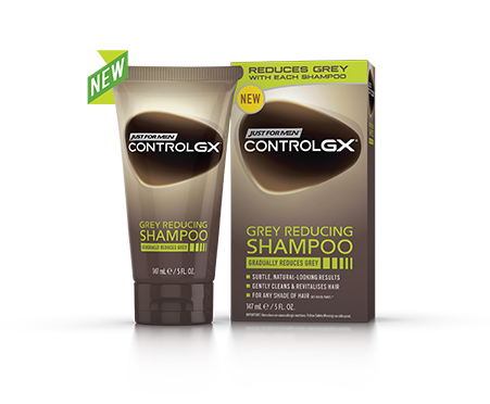 FREE SAMPLE  Control GX Grey Reducing Shampoo - New From Just For Men 